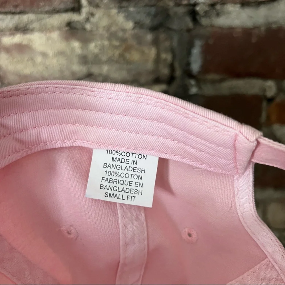 “Summer Day” embroidered pink hat - small fit - Picture 6 of 7